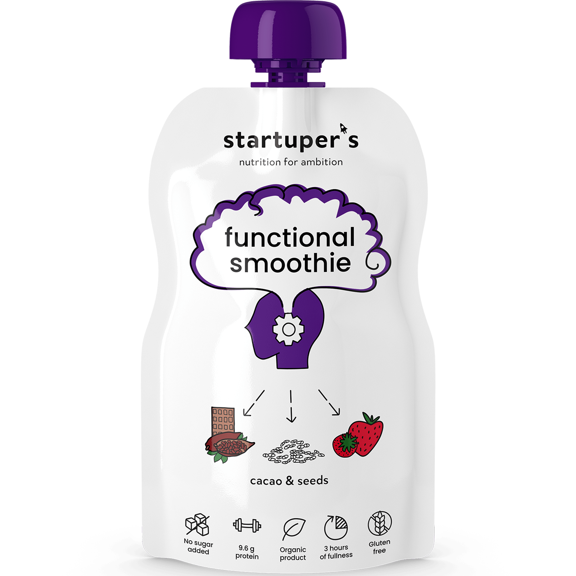 Startuper's smoothies sveikuoliškas užkandis Unicorn